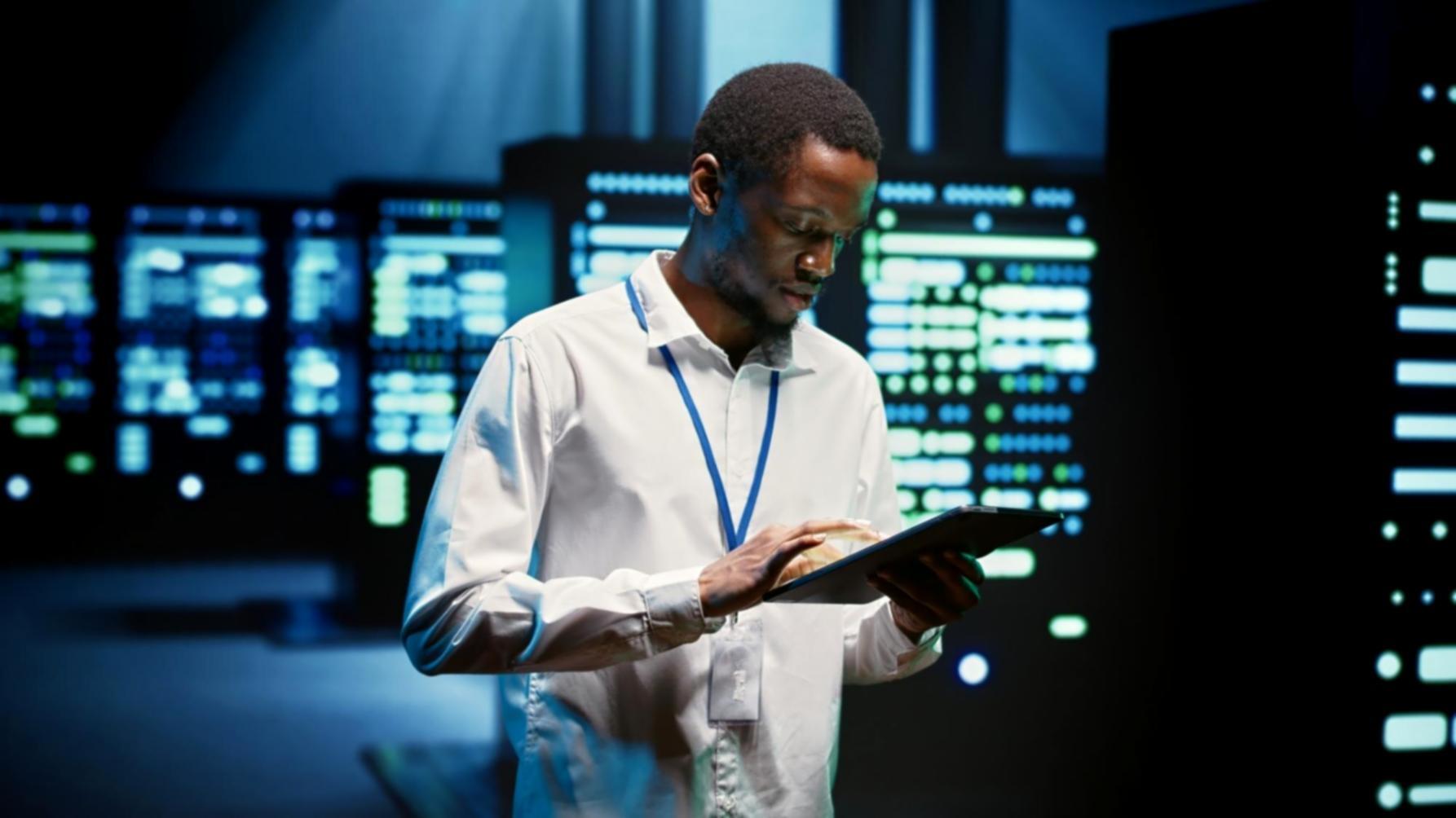 Advanced server infrastructure supporting consortium blockchain networks with security monitoring systems